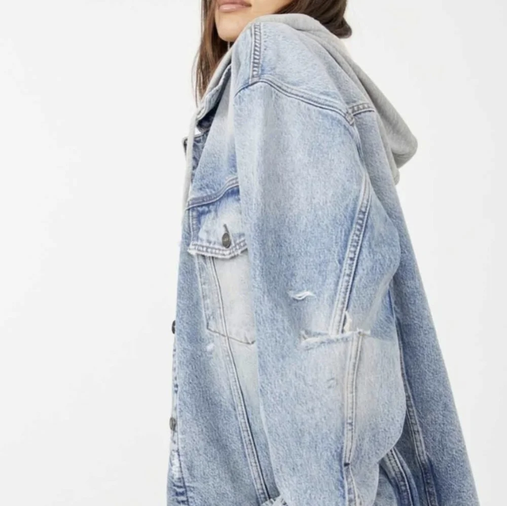 We The Free Flawless Hooded Denim Jacket - Picture 2 of 12